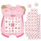 Big Dot of Happiness Little Princess Crown - Picture Bingo Cards and Markers - Pink and Gold Princess Baby Shower Shaped Bingo Game - Set of 18